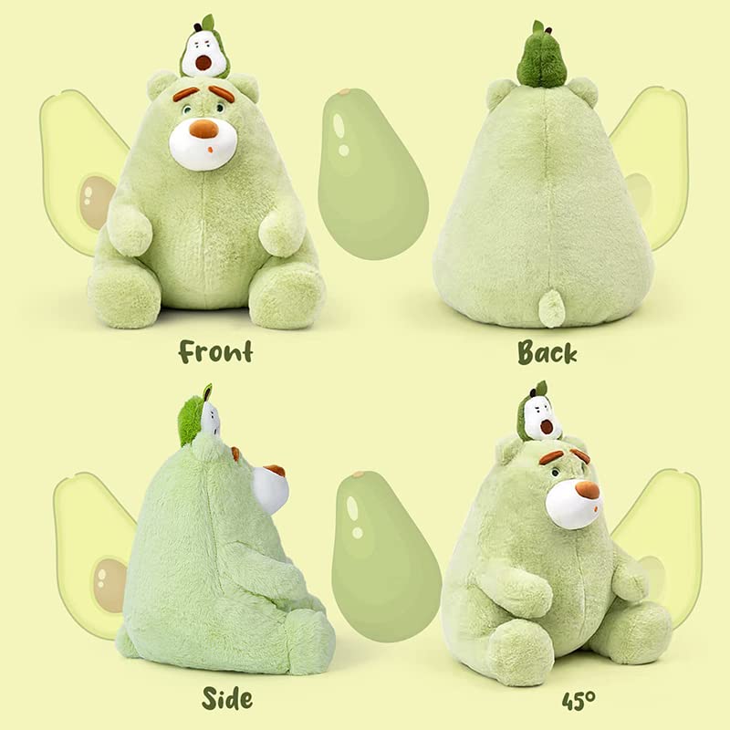 Amazon.co.jp: BINGXIN カワイイアボカドと熊 緑の熊さん 熊