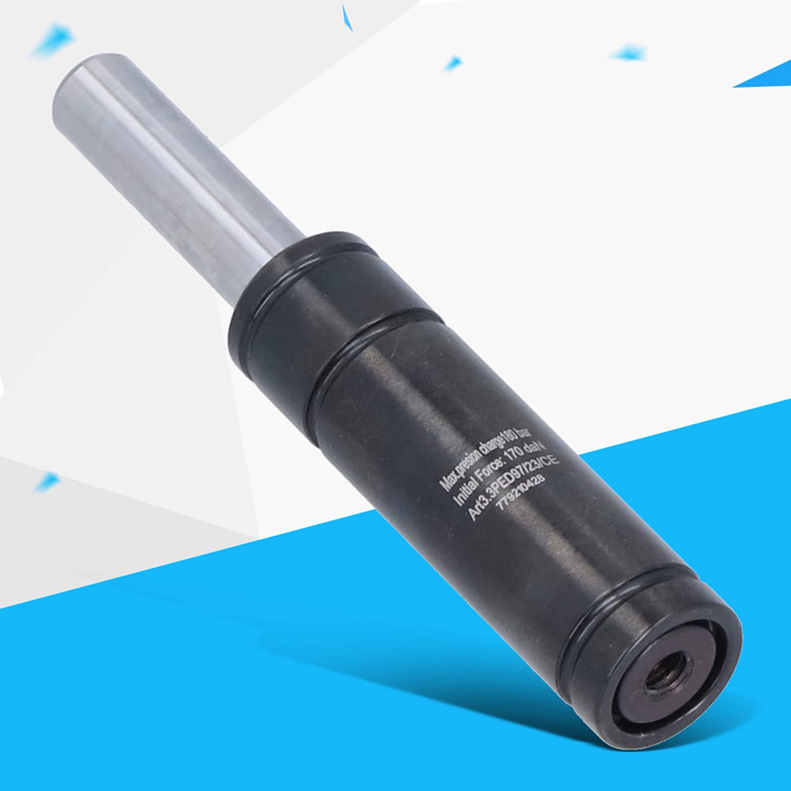 X170 Nitrógeno Gas Spring Mini Cilindro de aleación Gas de alta presión Spring Compressed 2800NNX170-080 Fuerza Long Stroke con puerto de inflación para piezas de estampado de (X170-100)