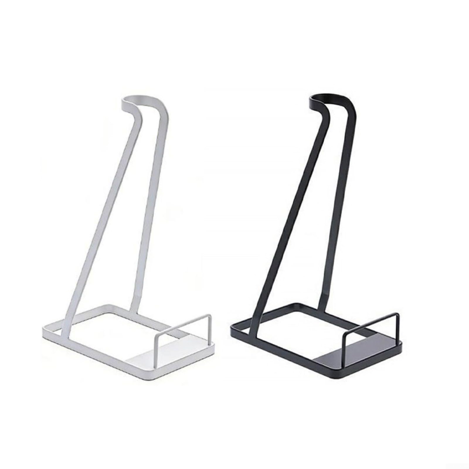 Supporto per aspirapolvere V6, V7, V8, V10, autoportante, senza trapano, base in acciaio al carbonio, nero, garage domestico (bianco)