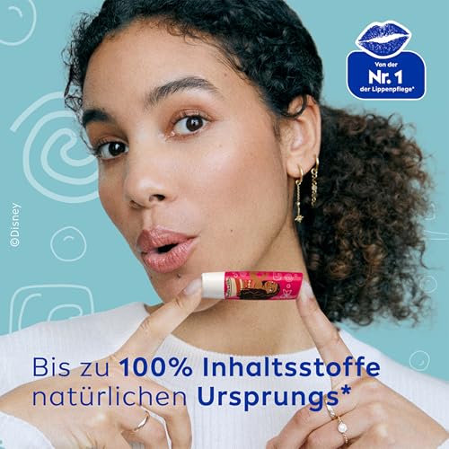 Labello Watermelon Sorbet Limited Disney Princess Edition, duftender Lippenpflegestift mit Wassermelonenaroma, pflegender Lippenbalsam für Kinder ab 3 Jahren (4,8 g)