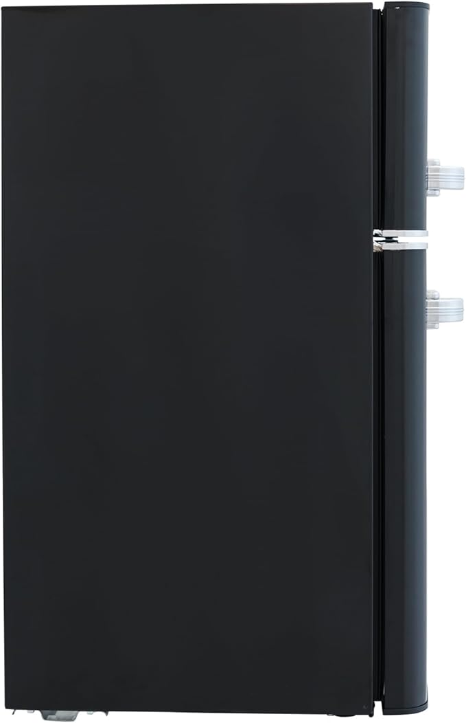 Magic Chef Retro Mini Refrigerator 3.2 cu. ft. 2-Door Fridge in Black on Fridge.com