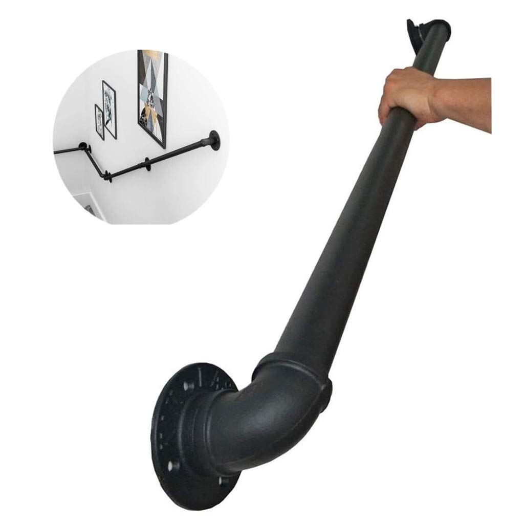 Main courante d'escalier en fer noir CHEWYNP pour loft et terrasse