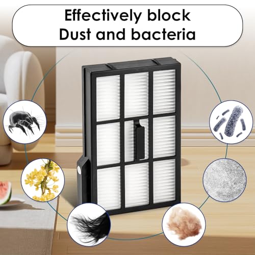 Image of (3 Pack) Omni E28 Replacement HEPA Filters Compatible with Eufy Omni E28 / Omni E25 Robot Vacuum, Upright Filter, Canister Filters, Vacuum Filters, Accessories Kit