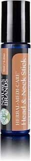 Organic Head & Neck (Headache) Stick by Herbal-Medi-Care - No Toxic Synthetic Chemicals - TSA-Approved Travel Size
