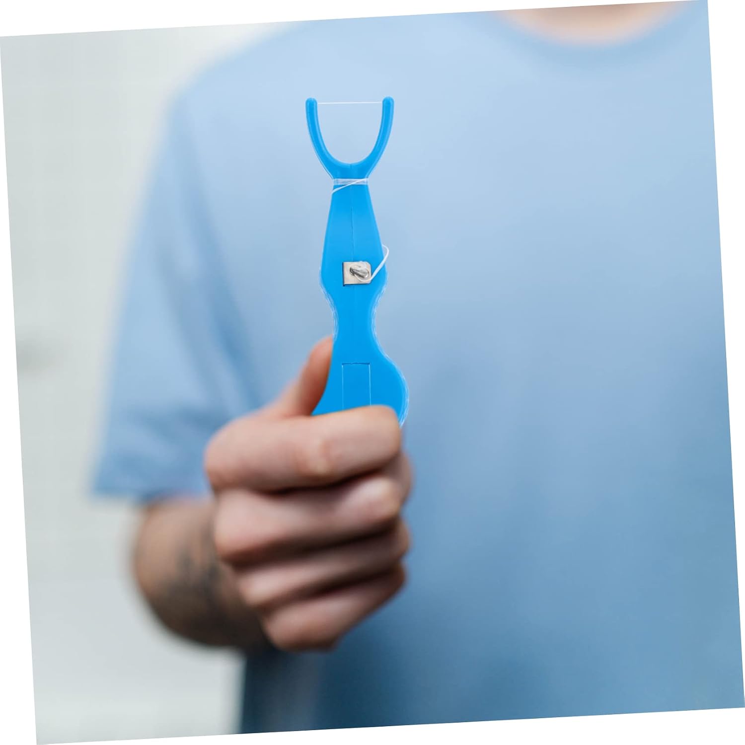 Floss Holder Replaceable Picks Portable Floss Pick Rack for Teeth Cleaning for Oral Care at Home or Travel