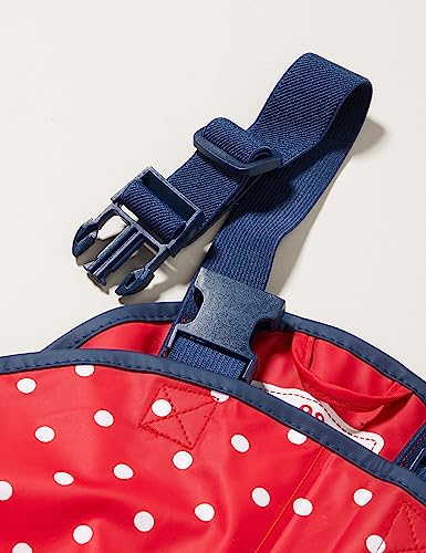 Playshoes Matschhose Regenlatzhose Ungefüttert Unisex Kinder Wind- und wasserdichte Regenhose Regenbekleidung, rot Punkte, 92 – Ansicht 4
