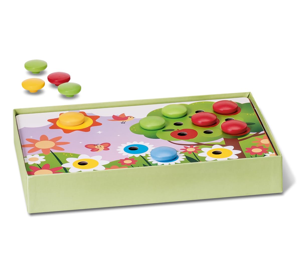 Ravensburger - Colorino - Jeu Éducatif en Bois dès 2 Ans - Apprendre Les Couleurs - Développement de la Motricité et de la Créativité - 24704 - Version Française