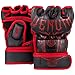 Venum Gladiator 3.0 Gants MMA Mixte Adulte, Noir/Rouge, FR : L (Taille Fabricant : Large/XL)