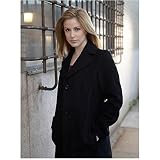 Law & Order: Special Victims Unit 8x10 Photo Diane Neal Black Coat Next to Barred Windows kn