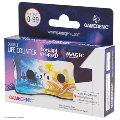Gamegenic MTG Lorwyn Eclipsed Double Life Counter Celestial, Accesorio de Juego, Contador de Vida, Multilingüe | Ya disponible en tu tienda friki favorita! En mundofriki.es!