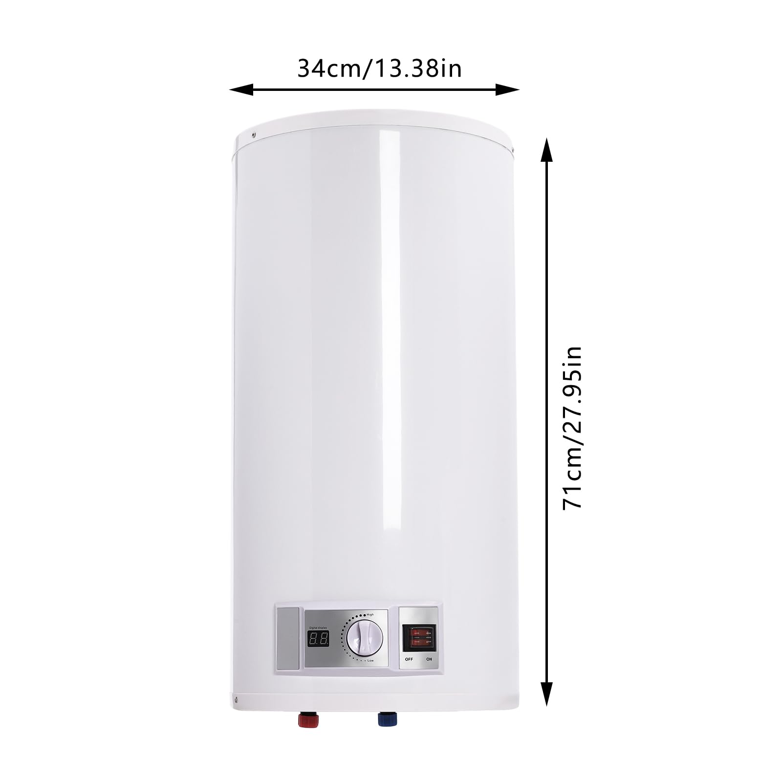 Warmwasserspeicher 2000W 50L 220V Elektrisch Wasserboiler Boiler