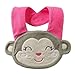 Carter's Animal Face Terry Teething Bib (Girl Monkey)