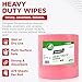 Fresh Towel FT80R Heavy Duty Wipes, Red, 11.8