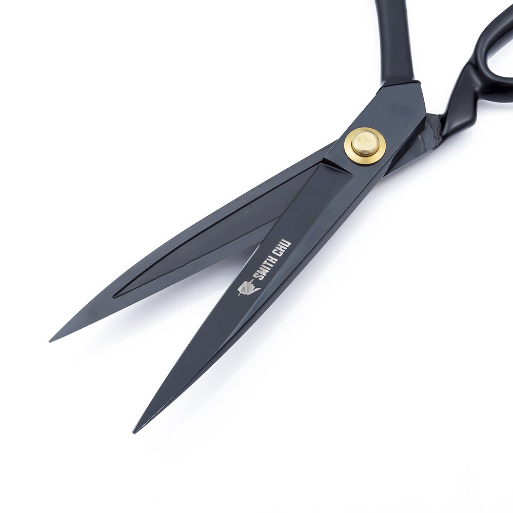 Smith Chu - Forbici per tessuti, per ricami, sartoria, cucito, artigianato, forbici da sartoria per cuoio, materie prime, per tappezzeria, tappeti, per sarti, studenti, scuola, ufficio, 25 cm