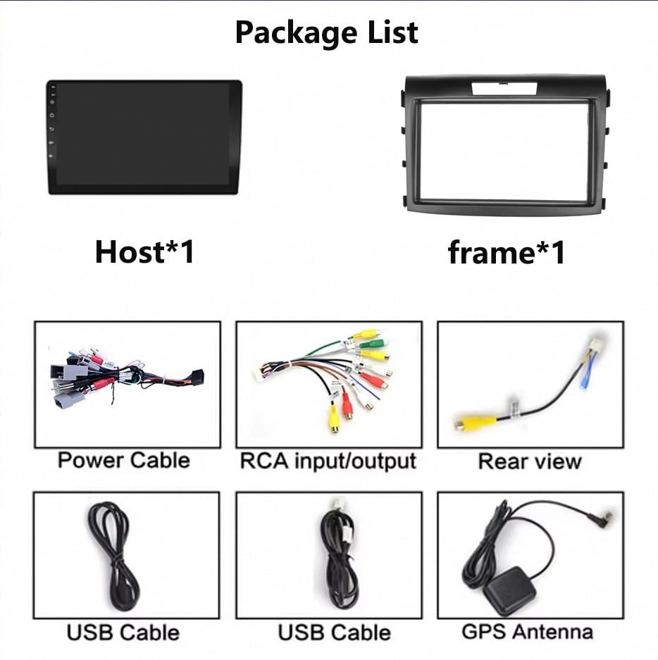 Radio para Honda CRV 2011-2015 con pantalla de coche 2 DIN 7