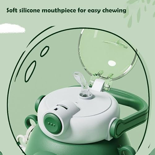 Miniatura 3 de Botella de agua, lindas botellas de agua, lindas botellas de agua para niñas, botella de agua kawaii, botella de agua de plástico, con pajita, con