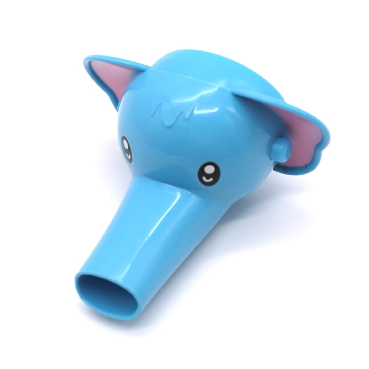 Miya 1 x Tap Extension Tap Extender for Children Baby Hands Washing Bathroom Cartoon Animal Design Hand Wash Basin (Blue Elephant)