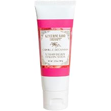 Camille Beckman Glycerine Hand Therapy Cream, Strawberry Italian Soda, Ultra Moisturizing Hand Cream for Dry, Cracked Hands, Non-Greasy, Paraben-Free, Made in USA,1.35 Ounce