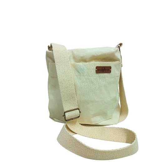 Bolsa Shoulder Bag de Tecido Alça regulável, compacta com zíper e Bolsos, passeio, festa.