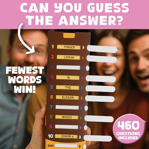 Image of CONFIDENT? in A Nutshell: Slide & Reveal Word Guessing Board Game with 450+ Questions - Fun Family Party Game for Kids & Adults, Ages 10+, 2-20 Players, 20 Minute Playtime