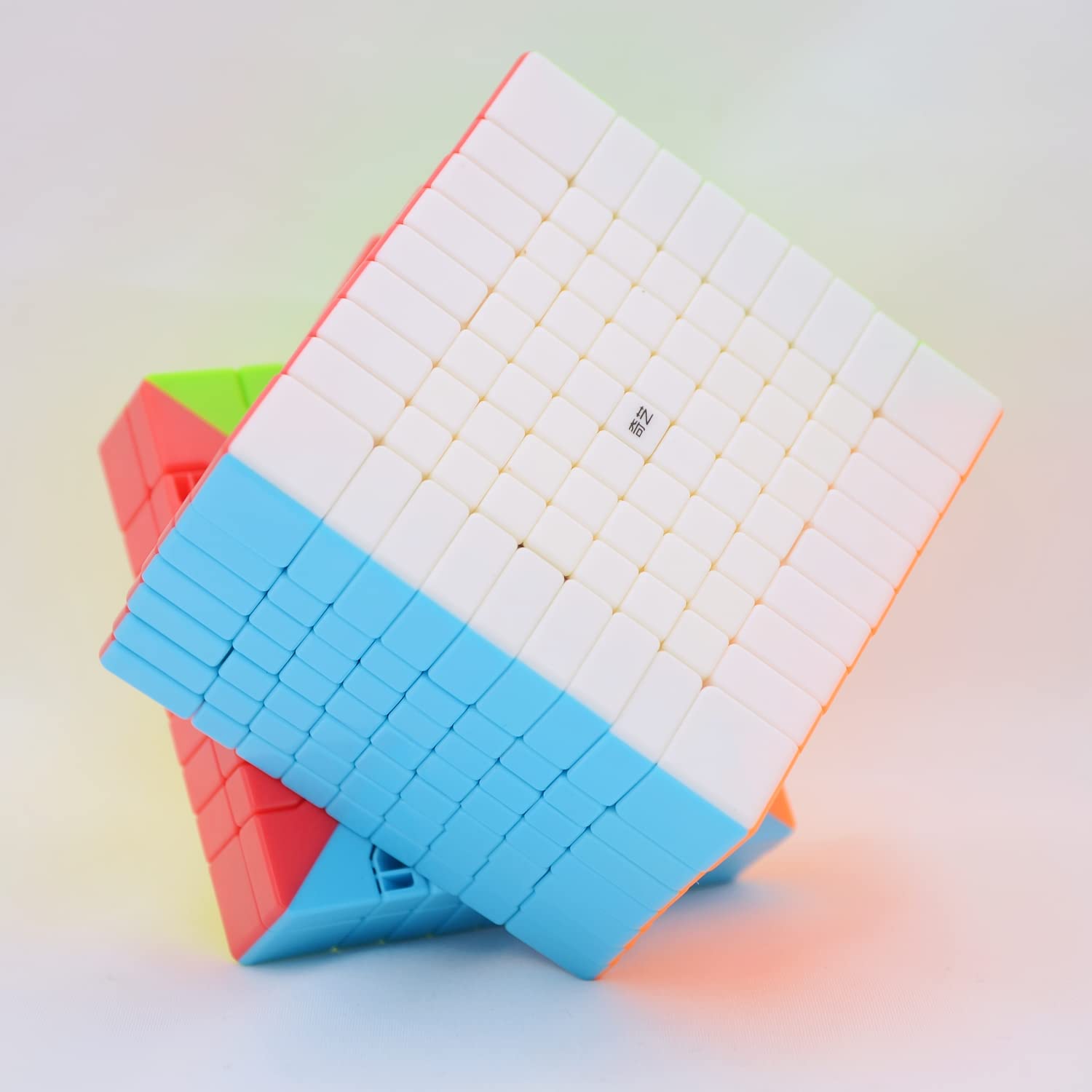 Bukefuno QY 9 x 9 Speed Cubo de Rubik Puzzle Magic Cube sin pegatinas 2021 QY 9 x 9 x 9 dados 75 mm