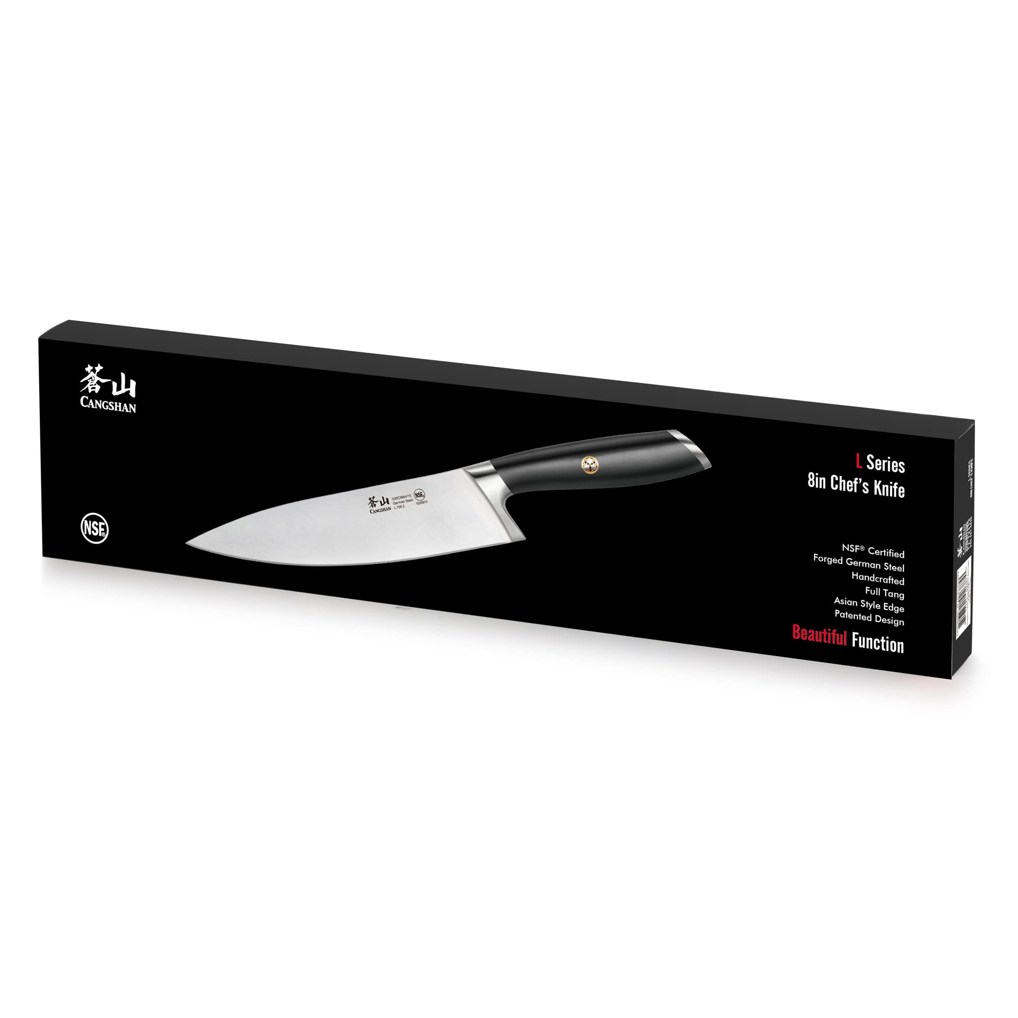 Cangshan L Series 1026870 German Steel Forged 8" Chef's Knife — Amazon image 8