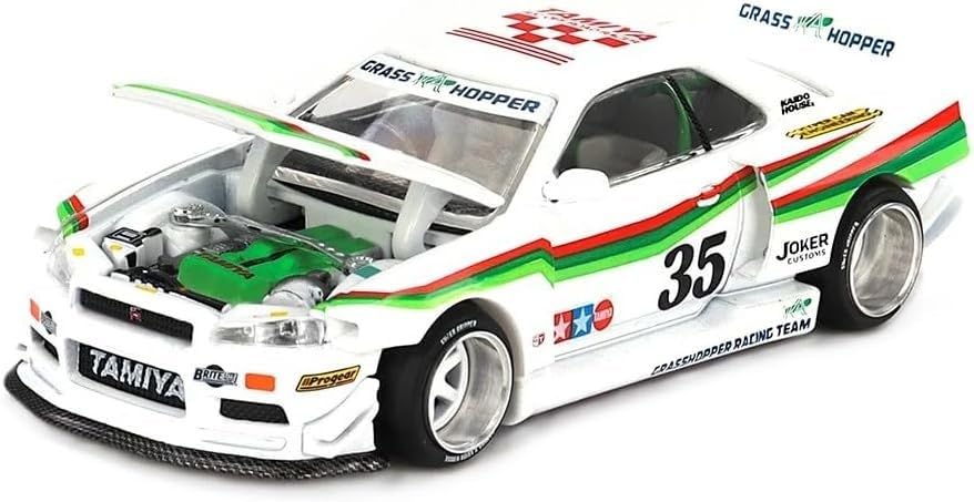 1:64 Diecast Model Car Compatible for Nissan Skyline GT-R (R34