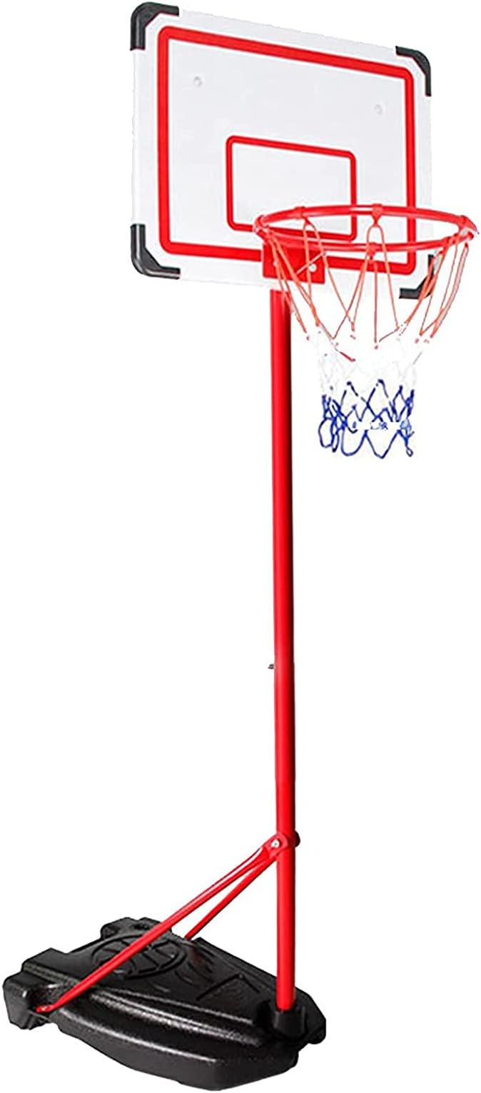 Kids Portable Basketball Stand,With Adjustable Height,Indoor & Outdoor Basketball Toy Set, With 2 Balls,Kids Youth Indoor/Outdoor, Parent-Child Interactive Toy Gift