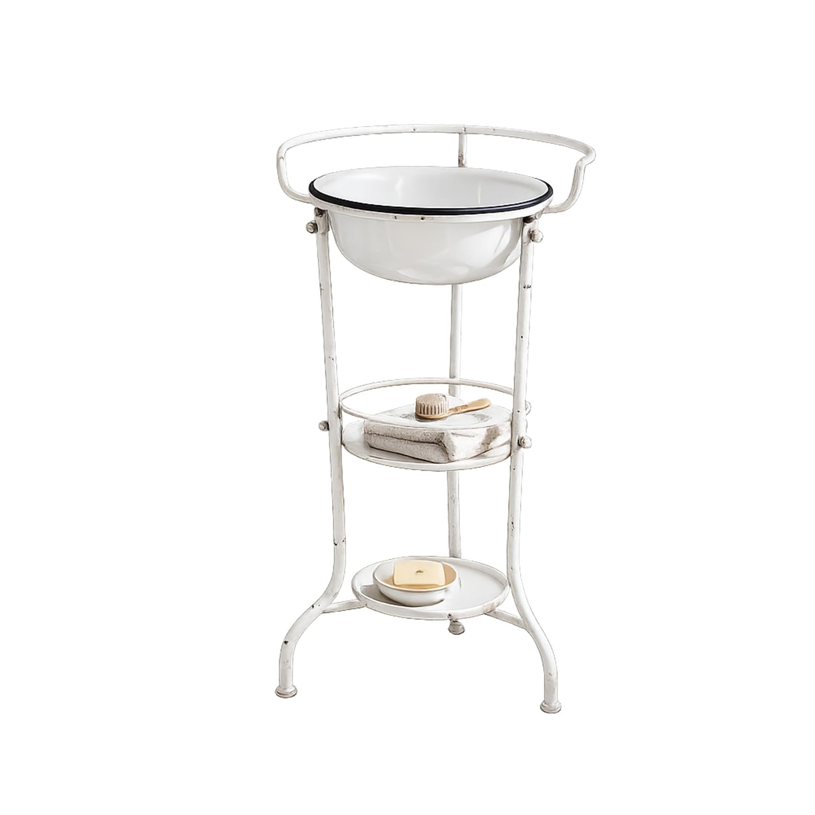 Waschplatz Le Bain Shabby Design Vintage Beistelltisch