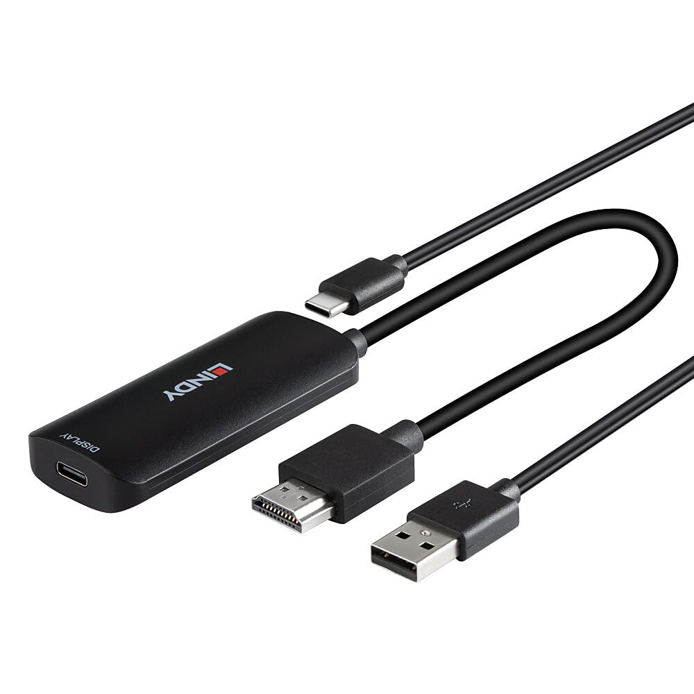 Lindy - Convertitore da HDMI a USB di tipo C con alimentazione USB