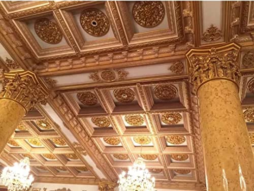 Image of GSWC. 300pc Metallic Gold FOILS Clarity FOILS Sheets Gliding FOILS Imitation Gold FOILS for DIYE,FRAM,Art & Craft,Furniture Decoration ETC