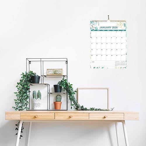 Miniatura 5 de Calendario 2026  Calendario 2026 de enero de 2026 a diciembre de 2026, calendario de 12 meses con papel grueso, 12 x 14.5 pulgadas, vertical, hoja