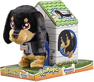 Animagic 'My Wiggling Walking Pup' Called Waggles, Interactive, Real Life Like Dog Toy Which Walks and Barks