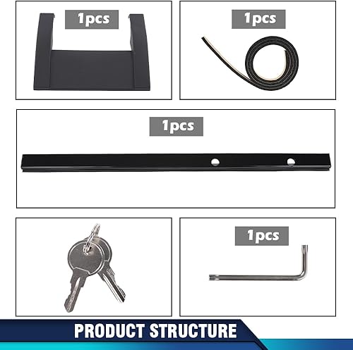Miniatura 8 de PIT66 Escalera de acceso lateral para portaequipajes lateral compatible con Land Rover Defender 110 2020-2023Land Rover Defender 90 2021-2023