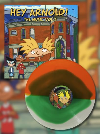 Hey Arnold! The Music Vol. 1 Green/Orange Split very rare! Only 500 copies pressed! Phonograph