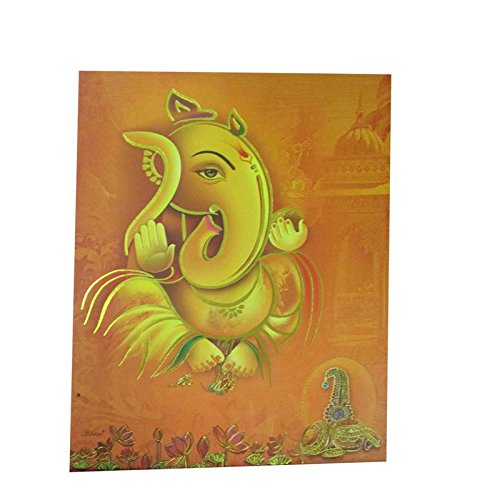 AT Hindu Wedding Invitation Card with Very Beautiful Image of god