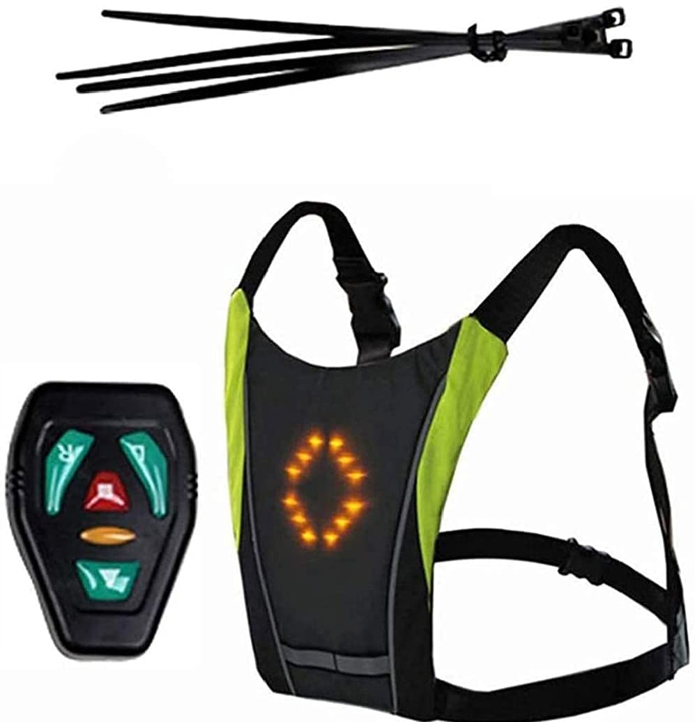 Gilet réfléchissant, lumière de sécurité exécutant gilet de vitesse réfléchissant, sécurité nocturne à haute visibilité réflecteur réglable, léger et résistant aux intempéries for le jogging et le cyc