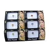 Banithani 6 Pack Complet Assorti Front Différente Multicolore Bindi Tatouage Indien Autocollants