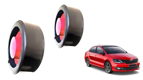 New Tech - Rear Ground Clearance Kit for RAPID - 20 to 25 M.M. (Black and Red) - Set of 2 Pcs - Front side not Required