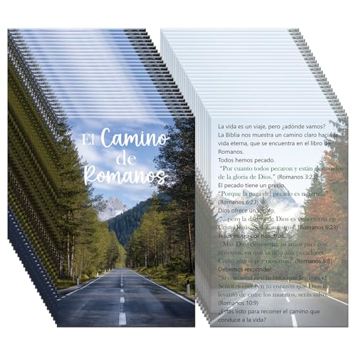 cosmisun Spanish Gospel Tract Card - 240 Pcs Plan of