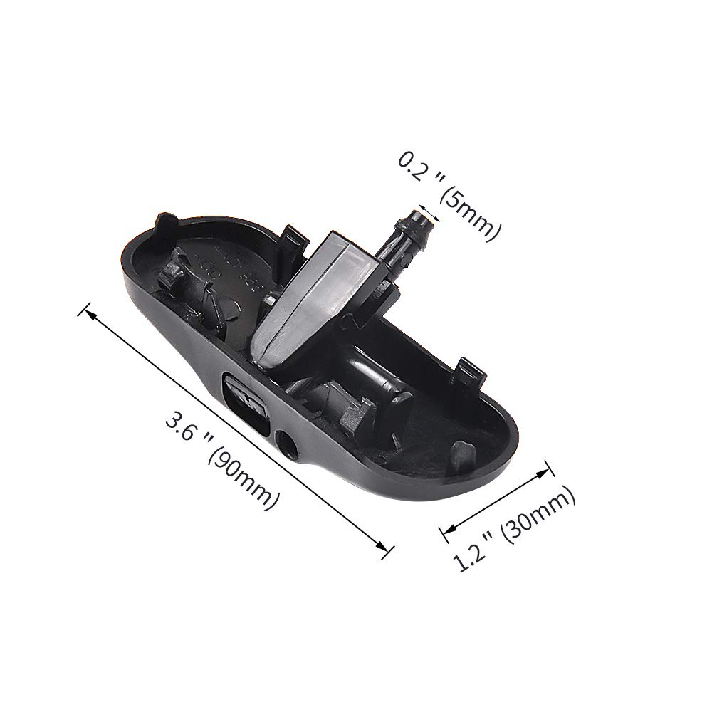 Ugello a spruzzo Golf 5 | Golf 6 | Golf 7 | Yeti | A6 4G, OTUAYAUTO 5M0955985C ugello per lavavetro posteriore