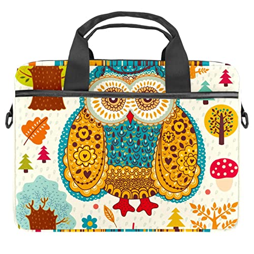 Sac bandoulière ordinateur portable 13 13.3 14.5 pouces sacoche chouette