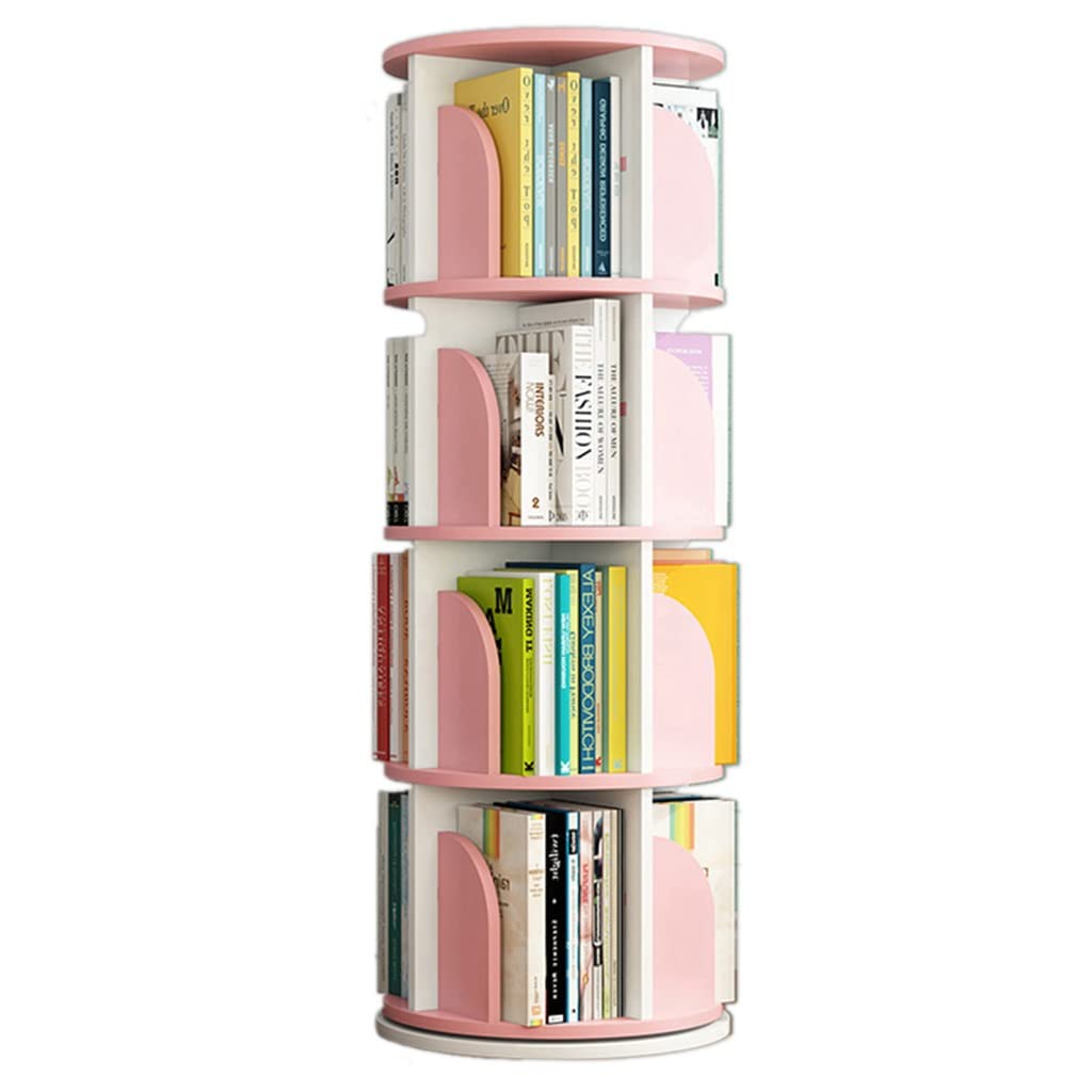 Scaffale Girevole Scaffale Girevole a 360°, Libreria espositiva da Terra, Scaffale per Bambini e Adulti, Coltiva l'interesse per la Lettura dei Bambini e Le abilità pratiche, Regalo,C,50.8 *