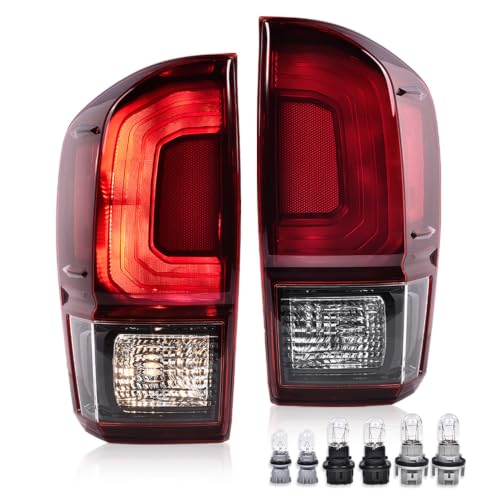 PIT66 Tail Lights Lamps Assembly Fit Toyota Tacoma 2016-2023 All Models