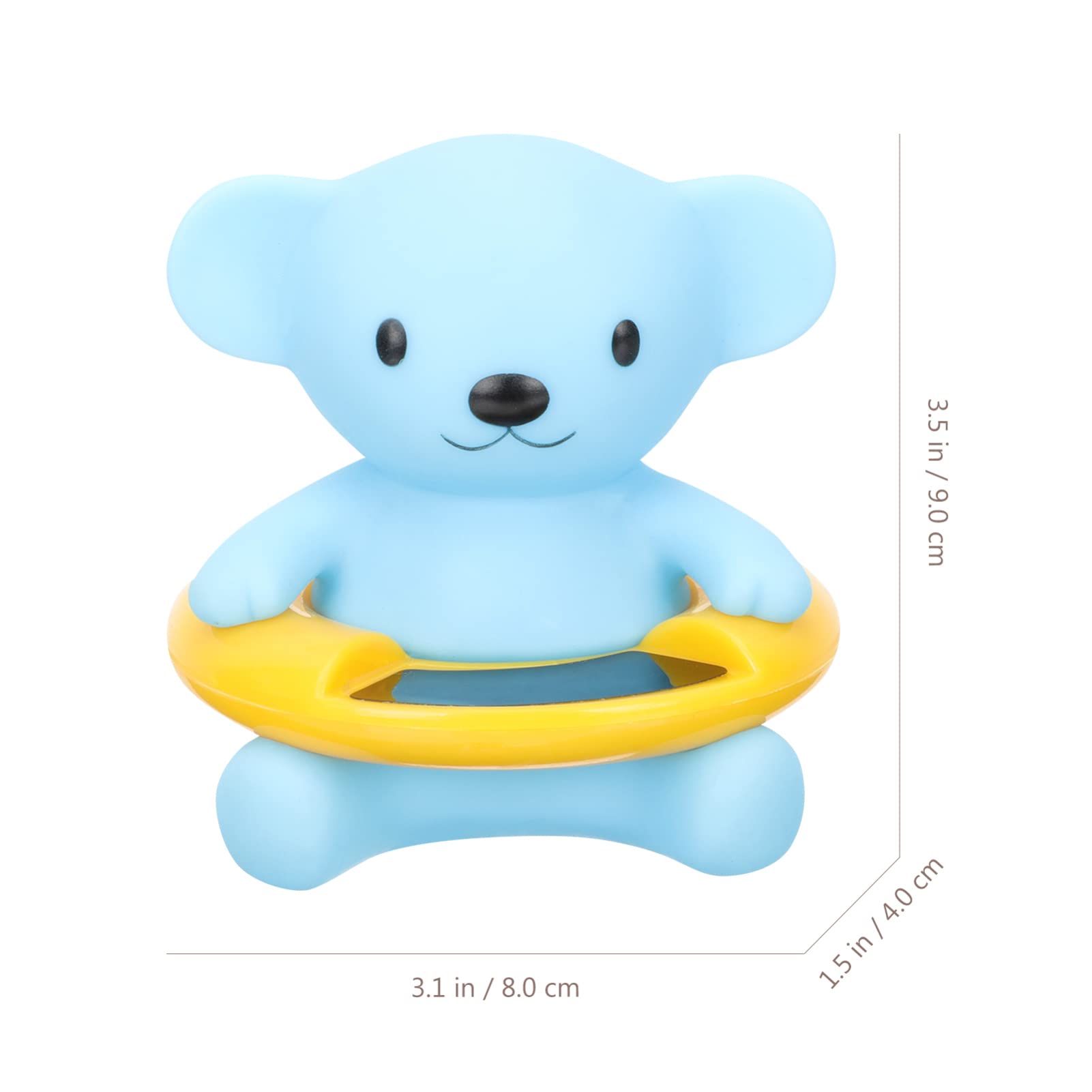 Zerodeko 3 Piezas Termometro De Agua Bañera De Bebé Piscina Juguete De Baño para Bebé Temperatura De La Pantalla Led Flotante Niño Termómetro Abs Materia Tómate Un Baño