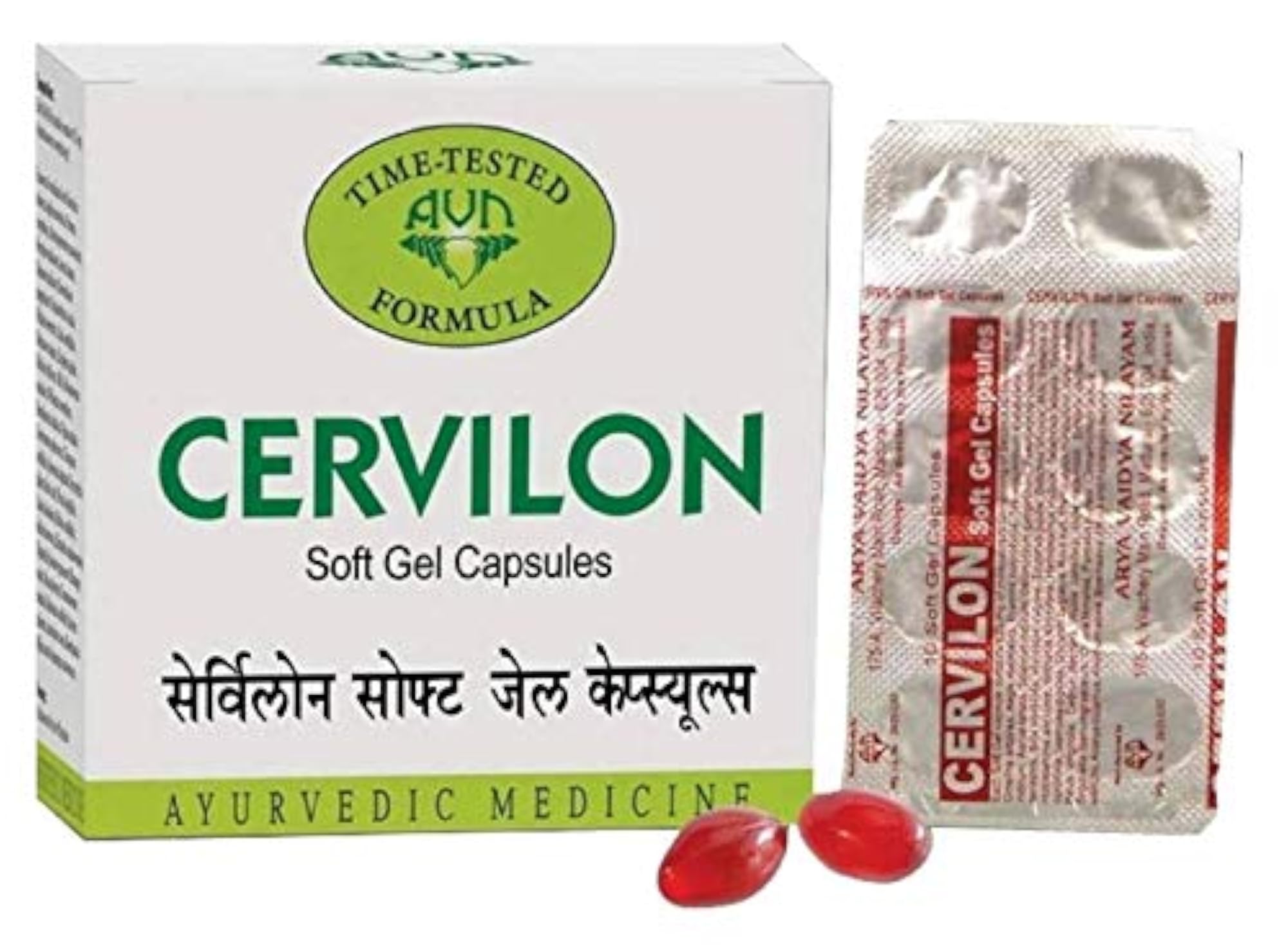 AVN Cervilon Ayurvedic Soft Gel Capsules, Pack of 3