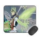 Kirmada Printed Design Mouse Pad Yuno Wind Power (200MM X 240 X 3MM) Enhance Gaming and Work Performance Comfortable and Precise Non-Slip Water Proof Black Clover Mouse Pad. gallery image