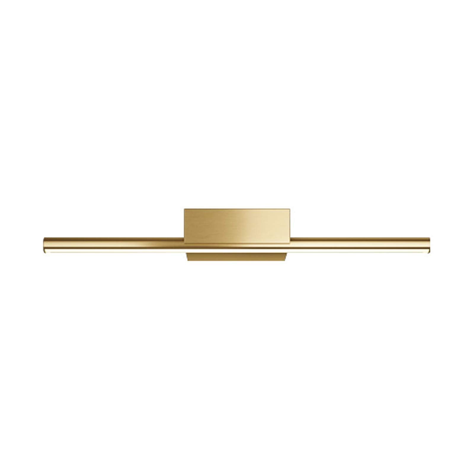 Bathroom Mirror Lights Brass, Vintage Mirror Front Light with Acrylic Lampshade, Neutral White, Retro Mirror Cabinet Lights LED Picture Light for Toilet Hotel Restaurant,80cm/16W