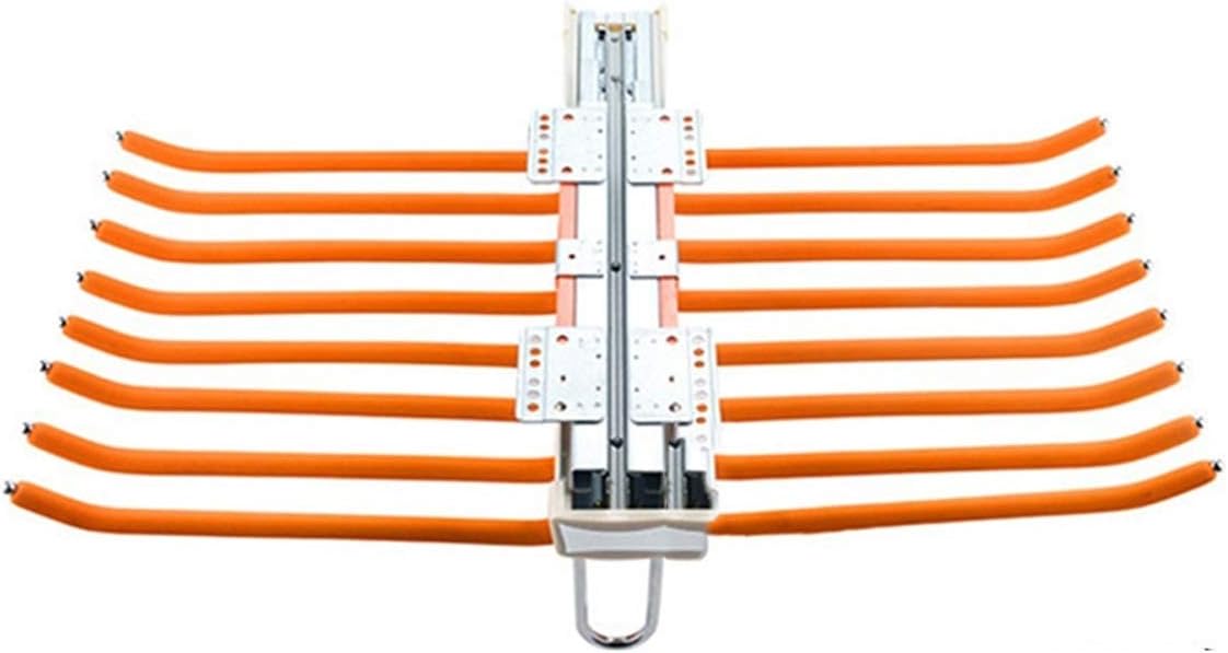 Clothes Pants Hangers,Trouser Hangers, Wardrobe Organizer Racks,Closet Storage Organizer for Pants Jeans Scarf Hanging (Color : Orange-c) (Orange c)
