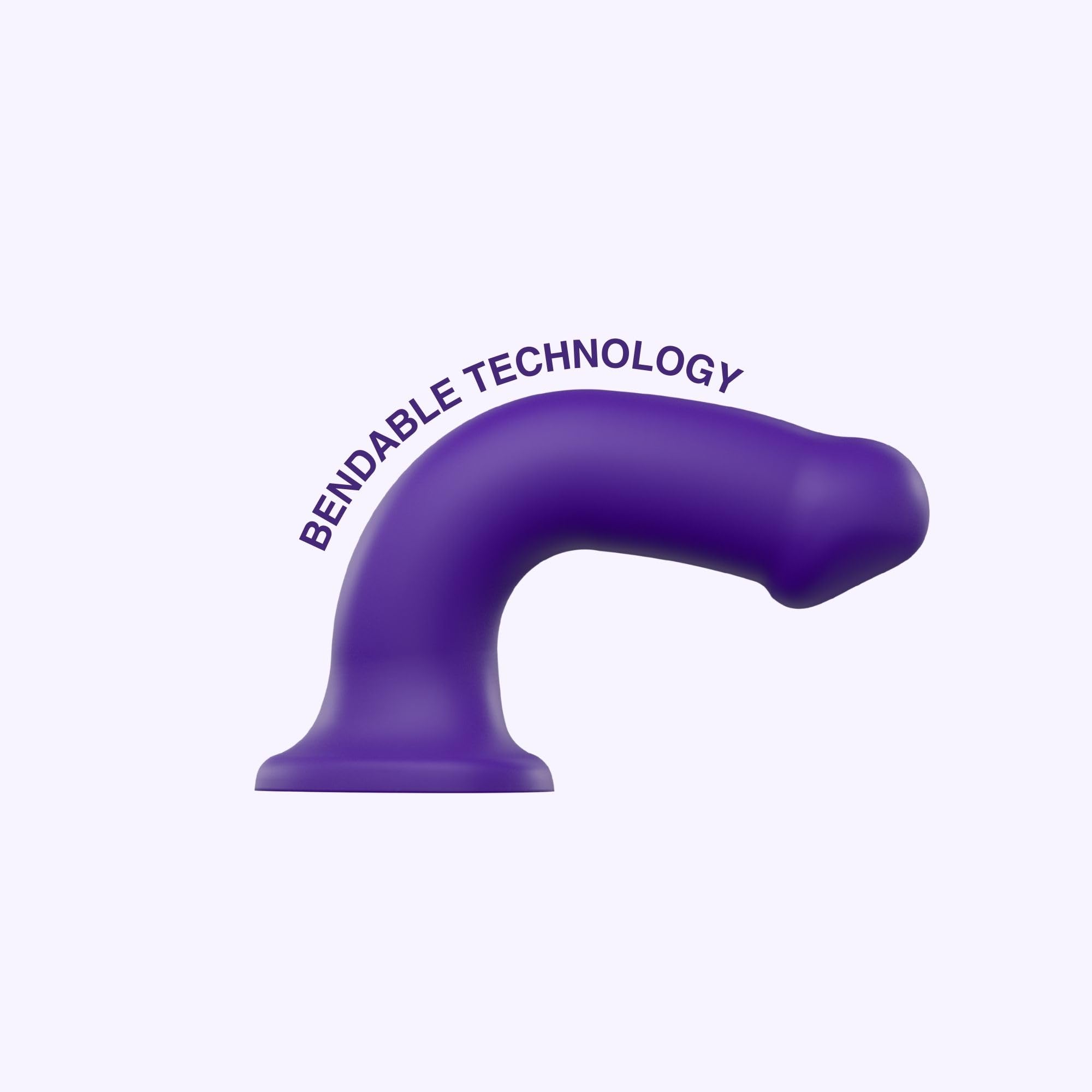Strap-On-Me Fallo Flessibile Doppia Densità | Modello Semi-Realistico Ultra Morbido in Silicone 100% | Impermeabile e Compatibile con Imbrago e Lingerie | XXL, XL, L, M, S